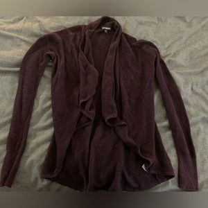 Plum cardigan